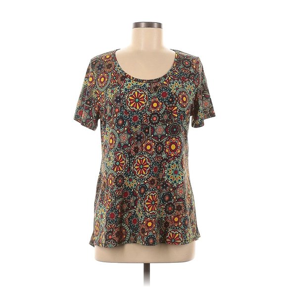 LuLaRoe LLR Women's Classic Tee Paisley Print Multi Color Medium - Picture 1 of 2